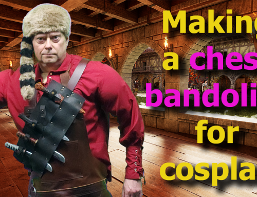 DIY: Making a chest bandolier for knives and cosplay